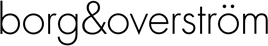 Borg and Overstrom brand logo